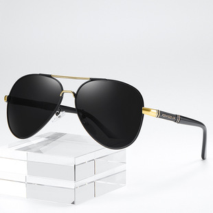 Sunglasses Men's Driving Special Color-Changing Sunglasses Men's Glasses Trendy Day and Night Dual-Use Eye Polarized Myopia Driving Glasses