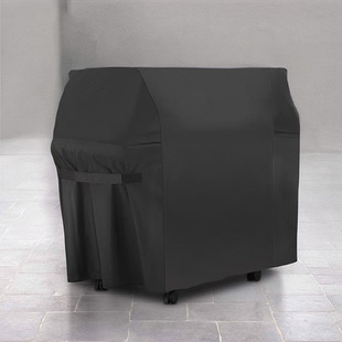 Outdoor oven cover 210D420D rainproof, dustproof and sunscreen round square barbecue cover factory eaby direct supply