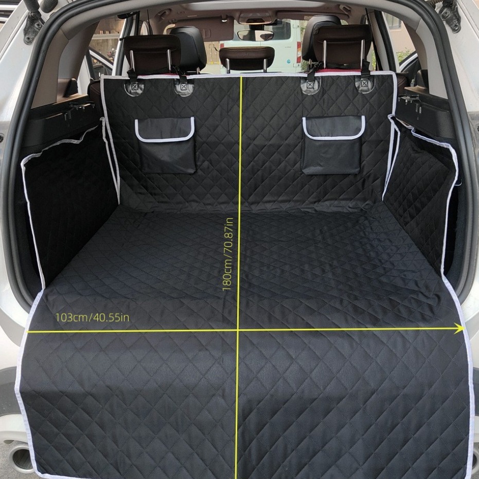 Amazon's Popular Car Pet Mat Is Anti-Dirt and Anti-Scratch, with Double Pockets and a Cover, Easy to Clean