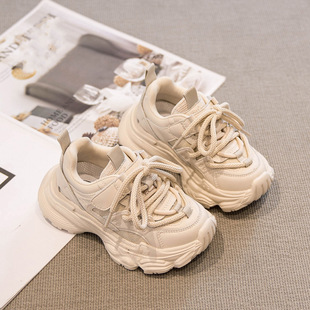 Girls' Torre Shoes Running Shoes 2025 New Spring and Autumn Children's sneaker Soft Sole Non-slip Shoes Casual White Shoes