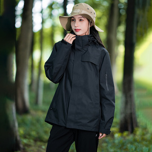 [Zhuque Jacket] Pioneer открытый мужской альпинистский костюм Съемная водонепроницаемая ветрозащитная куртка три в одном