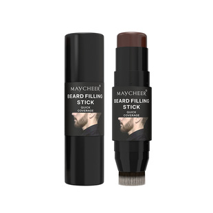 MAYCHEER Meisier beard stick with brush head 2-in -1 waterproof thick hair filling stick cross-border foreign trade