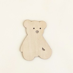 Wooden Birthday Wall Sticker Cake Star Moon Cartoon Animal Room Decoration Letter Decoration Site Layout Props