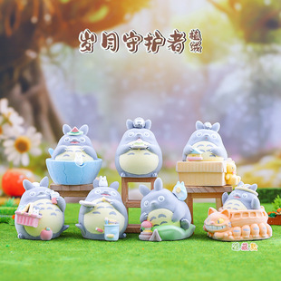 Creative and Cute Fairy Tale Blind Box in the Wheat Field with Lights, Trendy Animation Peripheral Figures, Holiday Gifts and Ornaments Wholesale