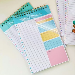 Amazon cross-border A5 coil book English day book student time plan book daily time management book