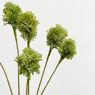 Yang-containing artificial flower single small onion ball artificial flower soft rubber decoration dandelion fruit household plant flower arrangement material
