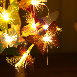 Fiber Butterfly Tree New Nightlight Decorative Birch Led Light Holiday Atmosphere Light Room Christmas Wholesale