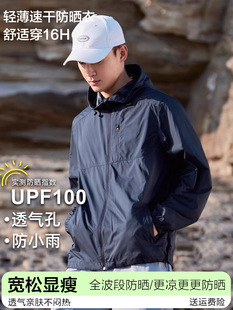 Tuo Lu same ice silk sunscreen top women's 2025 new sunscreen coat anti-ultraviolet transparent thin breathable men's clothing