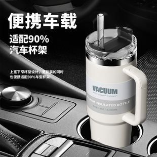 Изоляционный стакан 30oz Автомобильный кубок из нержавеющей стали автомобильный ледяной кубок портативный гигант вакуумная ручная соломка стакан для воды