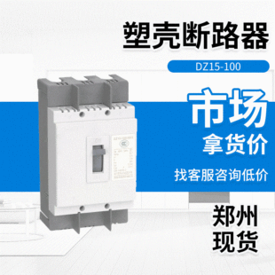 Chint DZ15-100/290 fixed short circuit protector board front wiring overload plastic case circuit breaker