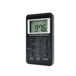 Portable mini FM/AM two band radio lithium battery powered FM tuned medium wave 103 Radio