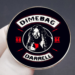 Dimebag Darrell guitarist brooch rock band metal music punk pin badge accessories