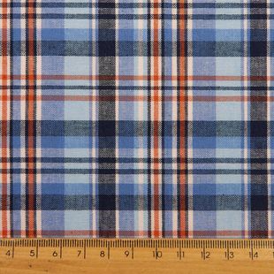 Spot Spring and Summer Thin Natural Organic Cotton Yarn-Dyed Plaid Fabric Boys' Shirt Fabric