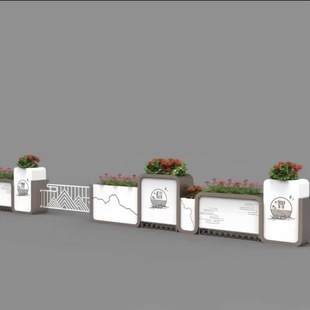 Наружная стула из нержавеющей стали, цветочная коробка, перегородка, скамейка, отдел продаж