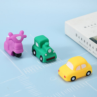 Children's soft rubber pinch called water toys simulation vehicles car plane baby bath toys wholesale
