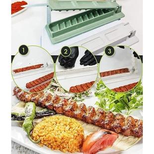 Cross-border outdoor barbecue skewers meat tools portable barbecue skewers meat tools barbecue skewers maker home in stock