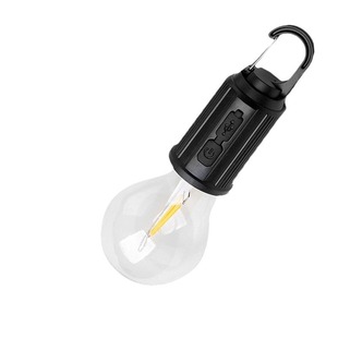 New outdoor warm light bulb retro atmosphere camping light multifunctional portable tungsten wire rechargeable tent camping light
