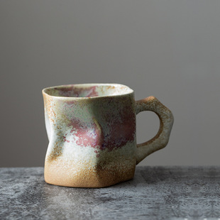 Irregular mug high-looking niche ceramic cup cross-border supply Japanese creative coffee cup household water Cup