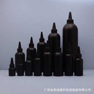 Производители спот HDPE пластиковый черный с острым ртом для светового скрытия бутылки для ногтей UV клей для бутылок для экструзии чернил