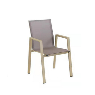 Outdoor table and chair combination garden courtyard balcony outdoor aluminum alloy table and chair waterproof sun protection leisure table and chair combination