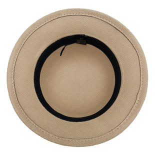 Autumn and Winter Simple Woolen Top Hat Autumn and Winter Dome Elegant Fisherman Hat All-match High-end Retro Basin Hat for Women