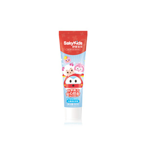 Shuke Baby Strawberry Orange Toothpaste for Children 2-12 Years Old Baby Oral Cleaning Low Sensitivity Soft Care Toothpaste