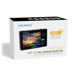 FEELWORLD F6 PLUSX 5.5inch High Brightness 1600nit Photography Monitor 4K HDMI