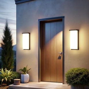 Outdoor Wall Lamp Super Bright Waterproof Home Simple House Fence Chinese Balcony Corridor House Hotel Lighting Wall Lamp