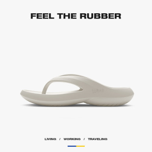 2024 summer new men's flip-flops lightweight non-slip wear-resistant beach shoes out-of-the-way flip-flops wholesale
