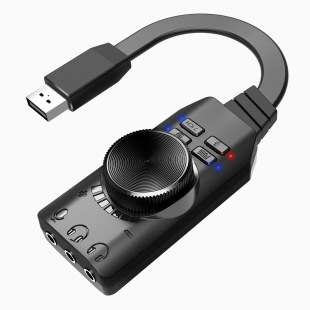 Новый usb7.1 звуковая карта игра ест курицу Звуковые эффекты компьютера USB Внешний ноутбук звуковая карта виртуальный
