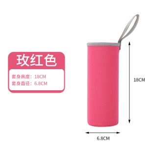 Creative Glass water cup cover vacuum cup cover plastic cup cover heat insulation anti-scald diving material cup cover printable logo