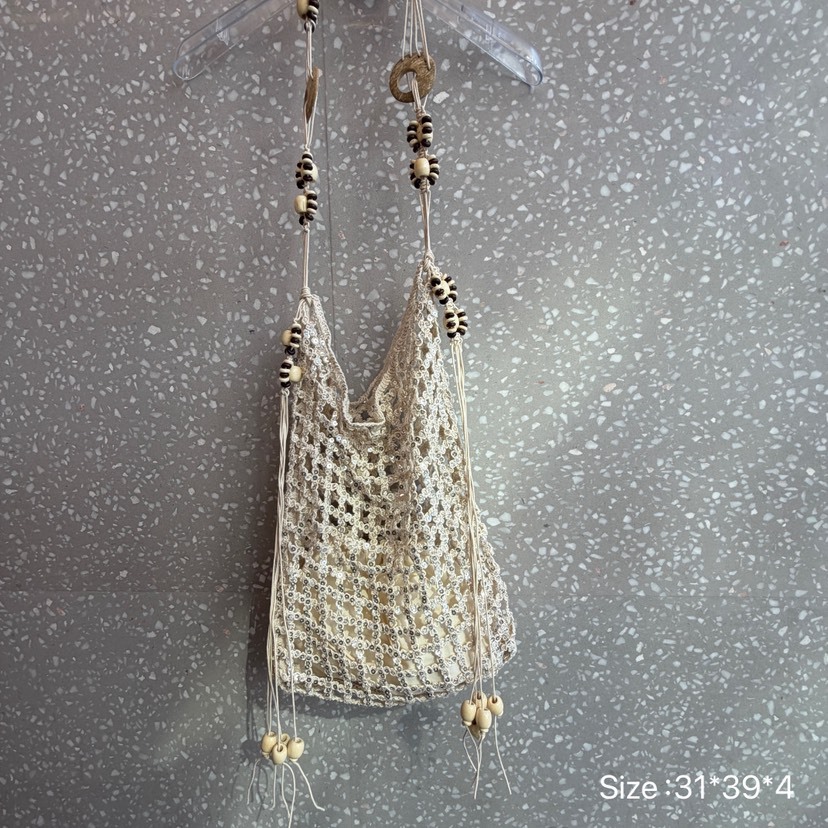 2026 New High-End Straw Woven Tote Bag, Hand-woven, Large Capacity, Hollowed-out Shoulder/Crossbody Bag, Trendy