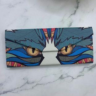 Triangle Folding Glasses Box Artistic Retro Sunglasses Men's Portable Myopia Glasses Box ins Girl's Fashionable Pressure-proof