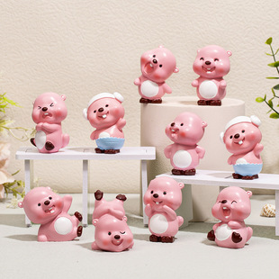 Girl's Heart Tu Shan Nine-Tail Fox Second Blind Box Hand-made Children's Birthday Gift Student Desktop Resin Crafts