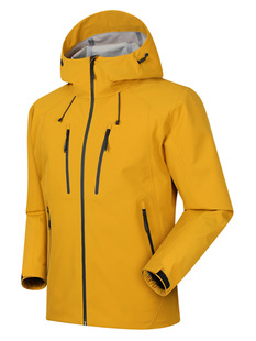 First-class Hard Shell Jacket Single-layer Breathable Waterproof Windproof Outdoor Mountaineering and Hiking Jacket for Men and Women