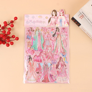 Antique Beautiful Girl Warrior Sticker Lori Girl Character Sticker Girl DIY Hand Account Sticker