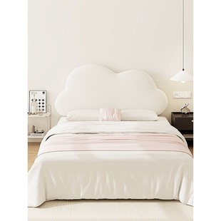 F1W Clouds No Bedside Soft Bag Cushion Children's Room Princess Wind Big Backrest 2024 New Tatami Large Wall