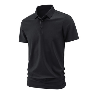 2025 New Arrival Quick-drying T-shirt Men's and Women's Short-sleeved Lars Business Seamless Polo Shirt Sports Short-sleeved T-shirt Breathable