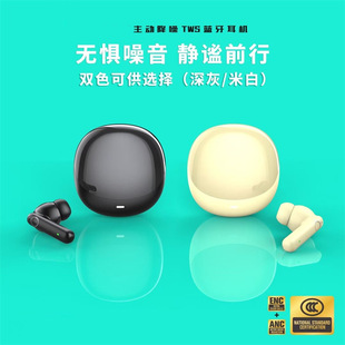 Ze E-536 Активное шумоподавление в ухе TWS Bluetooth-гарнитура с титановой пленкой без потерь качество звука