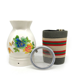 Moxibustion Pot Ceramic Scraping Cup Beauty Salon Moxa Pillar Moxibustion Multifunctional White Porcelain Anti-scalding Moxibustion for Home