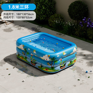 Foldable Outdoor Large Thickened Baby Toy Pool Household Swimming Pool Children's Paddling Pool PVC Inflatable Swimming Pool
