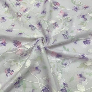 Digital printing cotton embroidery embroidery clothing fabric fabric clothing accessories lace Jinrun manufacturers spot wholesale