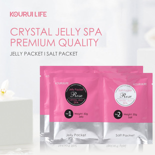 Rose Crystal соль для ванн желе для ног соль для ванн хрустальная грязь для ухода за ногами набор спот через границу