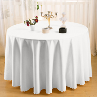 Large Round Table Tablecloth Hotel Dining Tablecloth Round Wedding Tablecloth Restaurant Restaurant Household Square Coffee Table Fabric European Style