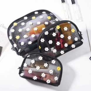 [30 days hot 1602] travel cosmetic bag large capacity portable Internet famous new printing storage bag simple