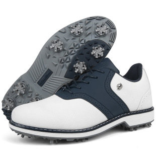 Direct Supply of Cross-Border Large Size Golf Shoes, Leather Shoes, Event Spike Golf Shoes