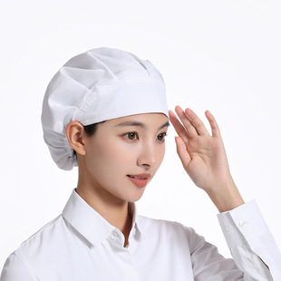Breathable food work hat bag hair cooking oil smoke restaurant chef hat health home nurse dust cap