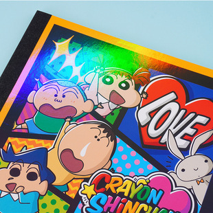 Joytop Yuemu Crayon Small New Cartoon Series-Wireless Glue Book A5 New High Color Value Notebook