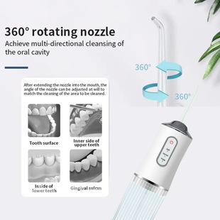 Electric dental irrigator, dental cleaner, oral cleaning