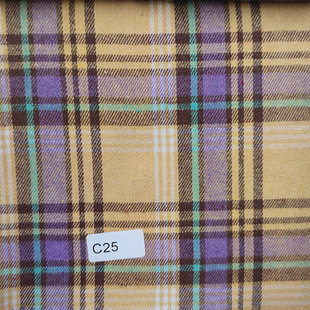 Colorful New Fashion Small Fresh Plaid Fabric Orange Plaid Cloth Pink Plaid Light Green Plaid Cloth